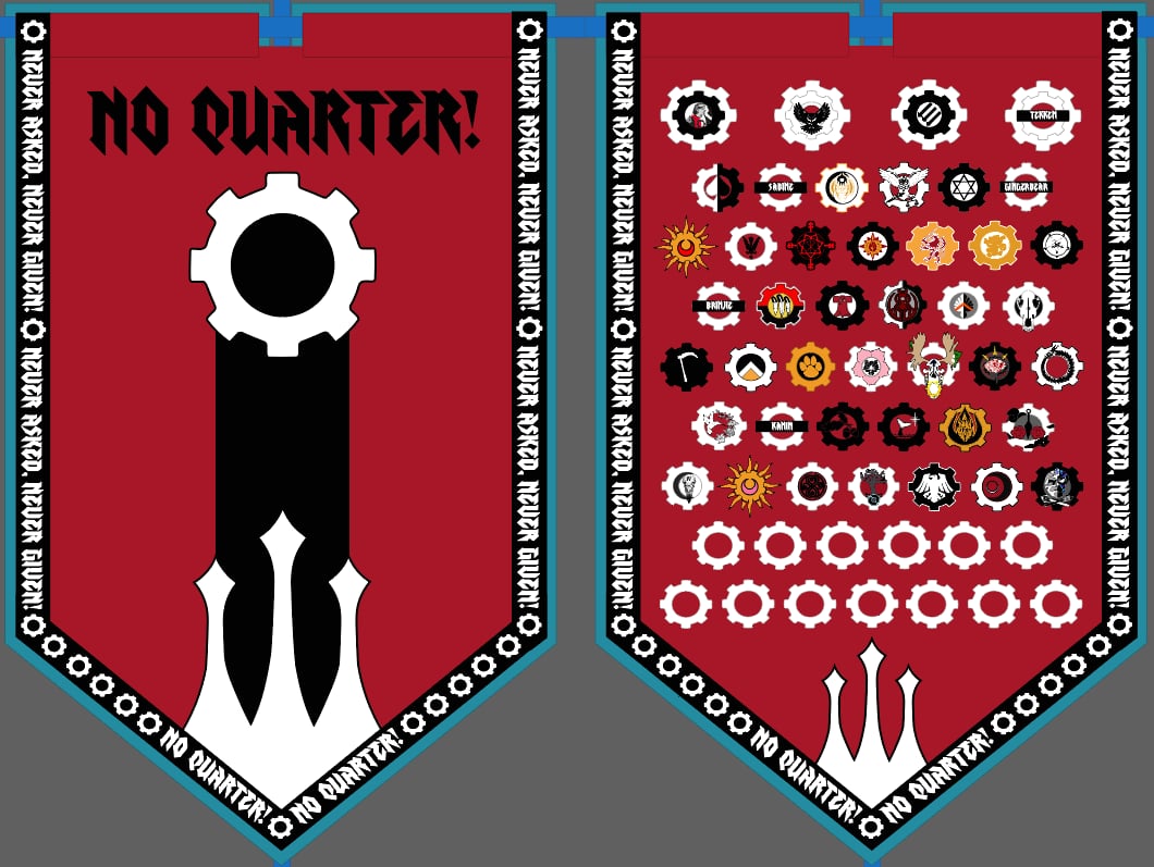 No Quarter! Banner.
